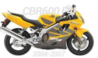 2004-2007 CBR600 F4i Verkleidung