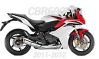 2011-2012 CBR600F Verkleidung