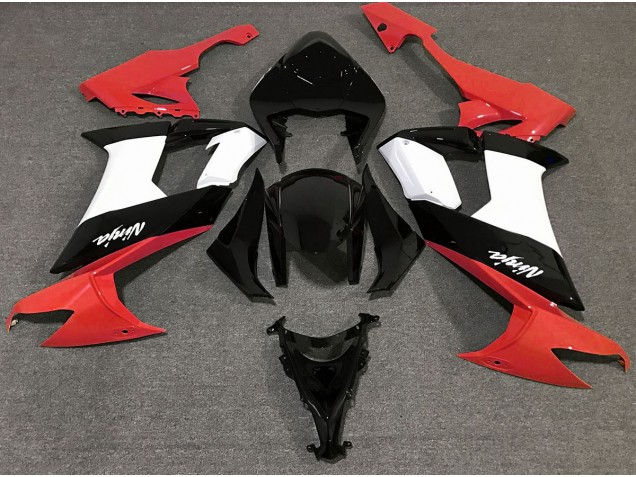 Aufkleber In Glänzendem Rot Schwarz & Weiß 2008-2010 ZX10R Motorrad Verkleidungen