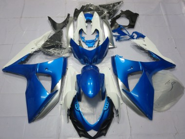 Blau & Weiß 2009-2016 GSXR 1000 Motorrad Verkleidungen