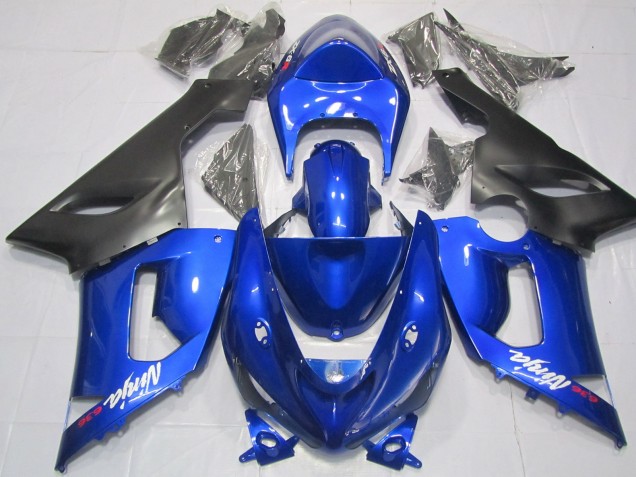 Blau & Schwarz 2005-2006 ZX6R Motorrad Verkleidungen