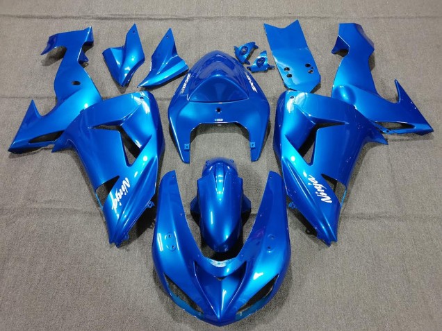 Blauer Ninja 2006-2007 ZX10R Motorrad Verkleidungen