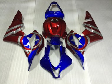 Captain America 2007-2008 CBR600RR Motorrad Verkleidungen