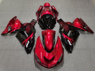 Feuerrot & Schwarz 2006-2011 ZX14R Motorrad Verkleidungen