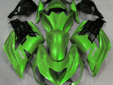 Flüssiges Grün 2012-2021 ZX14R Motorrad Verkleidungen