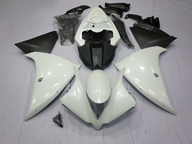 Glänzend Weiß 2009-2011 R1 Motorrad Verkleidungen