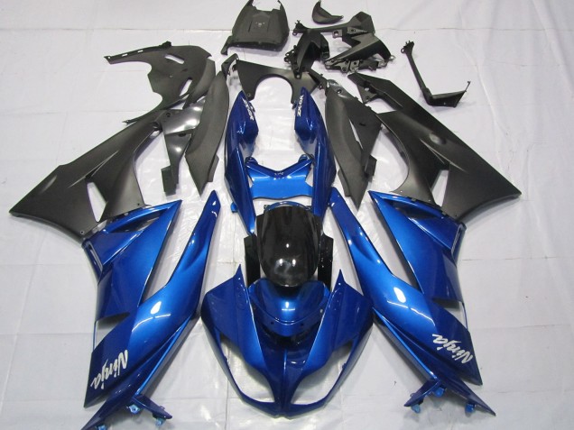 Glänzend Blau 2009-2012 ZX6R Motorrad Verkleidungen