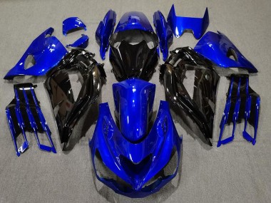 Glänzend Blau & Schwarz 2012-2021 ZX14R Motorrad Verkleidungen