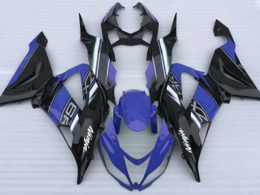 Glänzend Blau & Schwarz 2013-2018 ZX6R Motorrad Verkleidungen