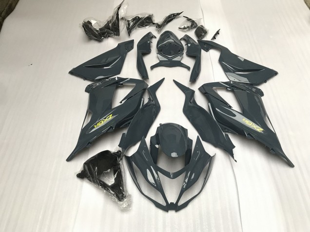 Glänzend Grau 2013-2018 ZX6R Motorrad Verkleidungen