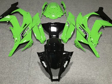 Glänzend Grün & Logos 2011-2015 ZX10R Motorrad Verkleidungen