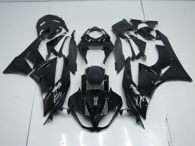 Glänzendes Schwarz 2009-2012 ZX6R Motorrad Verkleidungen