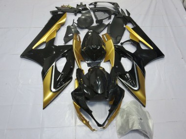 Gold & Schwarz 2005-2006 GSXR 1000 Motorrad Verkleidungen