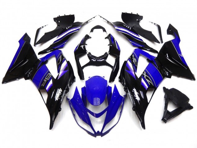 Kräftiges Tiefes Blau & Schwarz 2013-2018 ZX6R Motorrad Verkleidungen