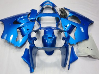 Leuchtendes Blau 2000-2002 ZX6R Motorrad Verkleidungen