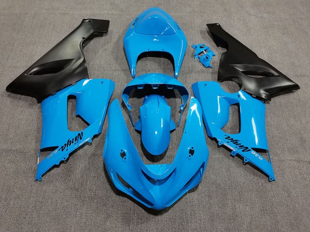 Leuchtendes Blau 2005-2006 ZX6R Motorrad Verkleidungen