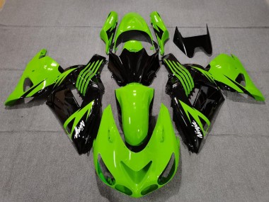 Limettengrün & Schwarz 2006-2011 ZX14R Motorrad Verkleidungen