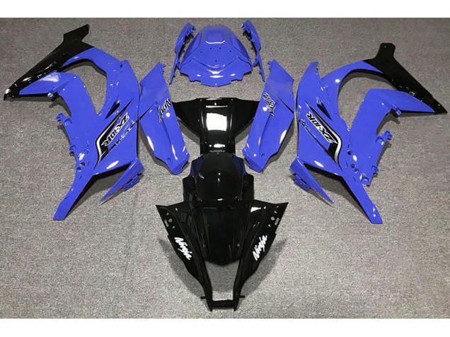 Logos In Glänzendem Blau 2011-2015 ZX10R Motorrad Verkleidungen