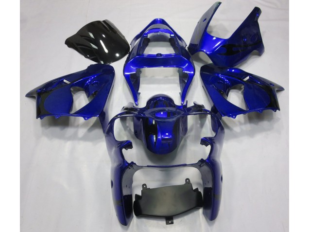 Metallicblau 2000-2002 ZX6R Motorrad Verkleidungen