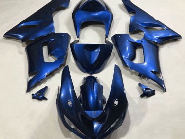 Metallicblau 2005-2006 ZX6R Motorrad Verkleidungen