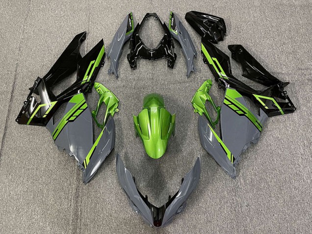 Nardo Grau & Grün 2018-2023 Ninja 400 Motorrad Verkleidungen