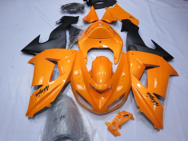 Orange 2006-2007 ZX10R Motorrad Verkleidungen