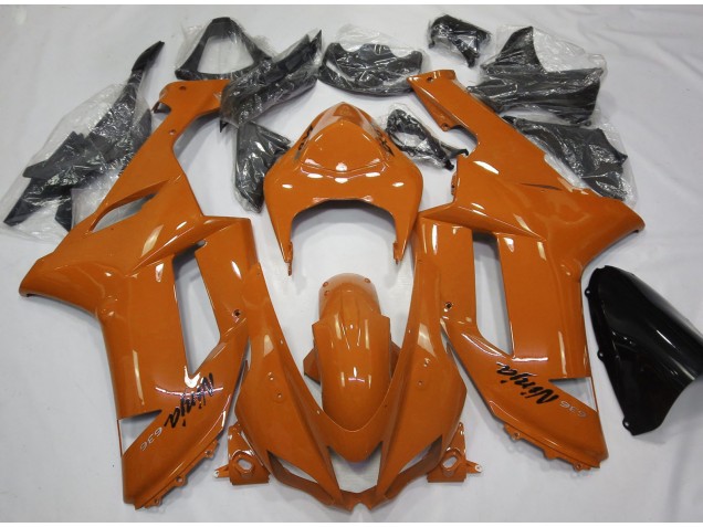 Orange Glänzend 2007-2008 ZX6R Motorrad Verkleidungen