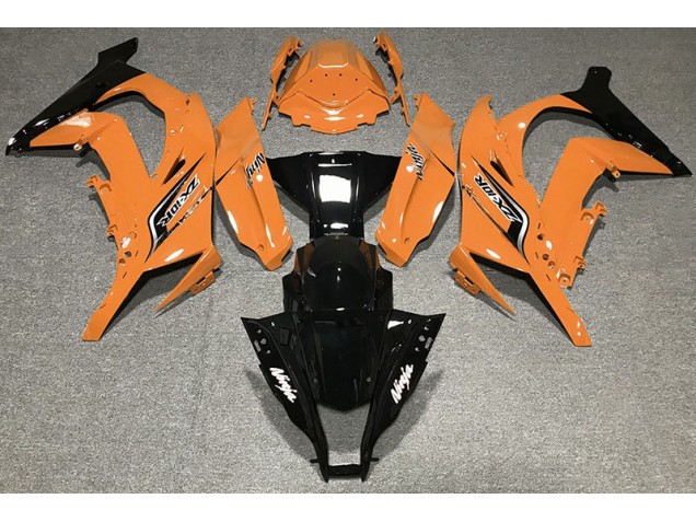 Orange Glänzend & Logos 2011-2015 ZX10R Motorrad Verkleidungen