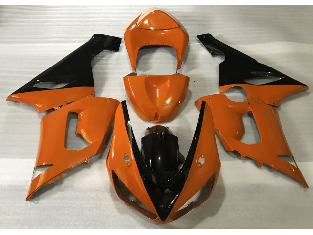 Orange Glänzend & Schwarz 2005-2006 ZX6R Motorrad Verkleidungen