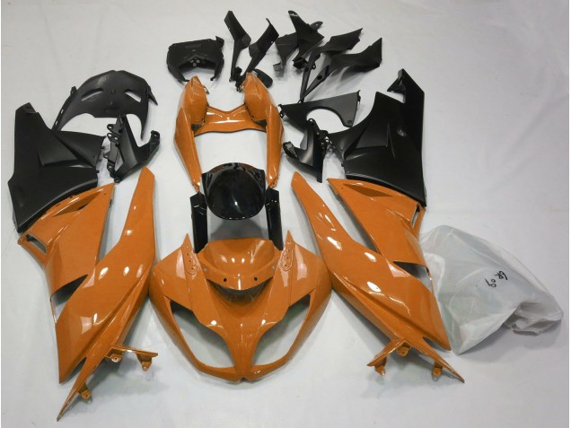 Orange Glänzend & Schwarz 2009-2012 ZX6R Motorrad Verkleidungen