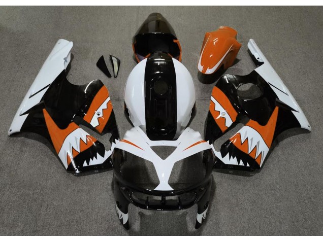 Orange Hai 2002-2005 ZX12R Motorrad Verkleidungen