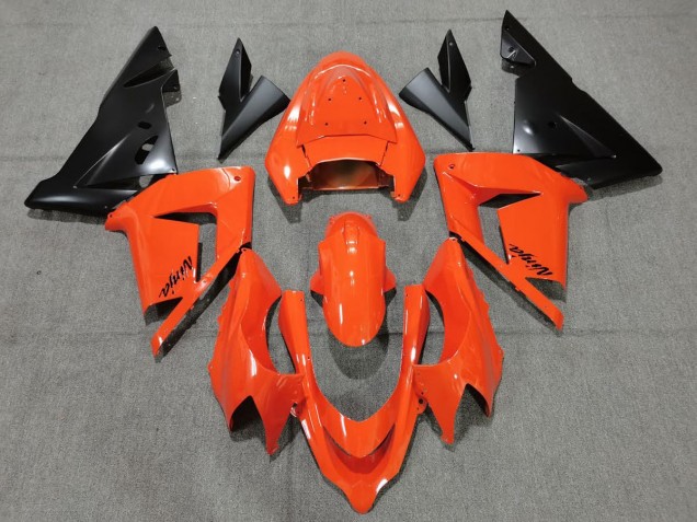 Orange-Schwarz 2004-2005 ZX10R Motorrad Verkleidungen