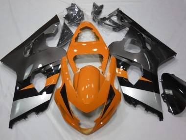 Orange & Silber 2004-2005 GSXR 600-750 Motorrad Verkleidungen