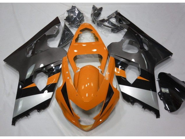 Orange & Silber 2004-2005 GSXR 600-750 Motorrad Verkleidungen