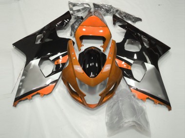 Orange Silber & Schwarz 2004-2005 GSXR 600-750 Motorrad Verkleidungen