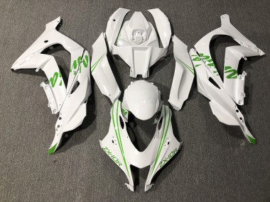 Perlgrün Weiß Kawi 2016-2019 ZX10R Motorrad Verkleidungen