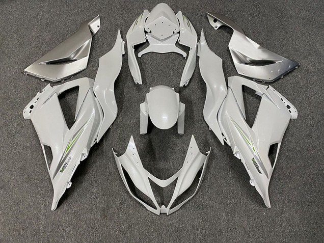 Perlweiss 2013-2018 ZX6R Motorrad Verkleidungen