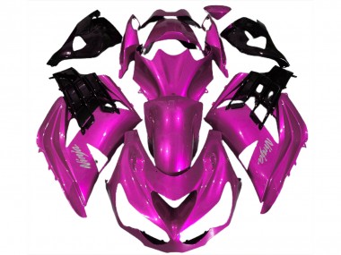 Pink 2012-2021 ZX14R Motorrad Verkleidungen