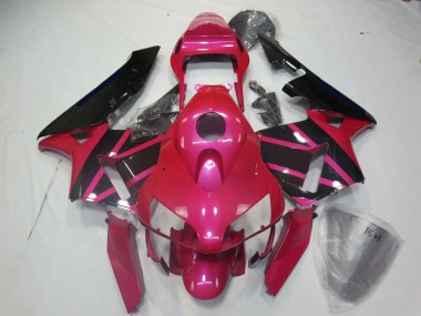 Pink & Schwarz 2003-2004 CBR600RR Motorrad Verkleidungen