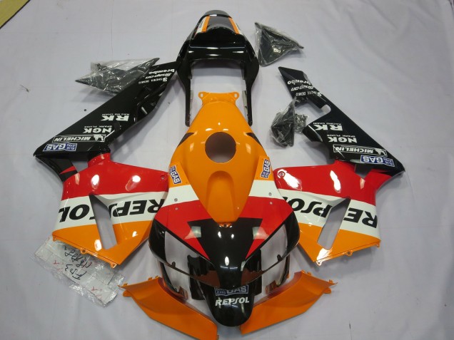 Repsol Klassischer Stil 2003-2004 CBR600RR Motorrad Verkleidungen