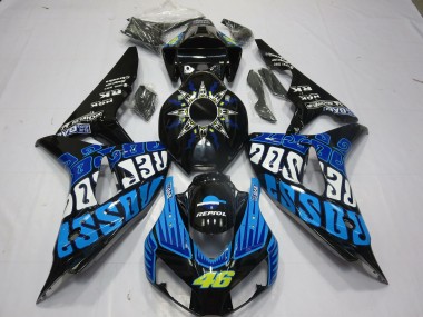 Rossi Blau Glänzend 2006-2007 CBR1000RR Motorrad Verkleidungen