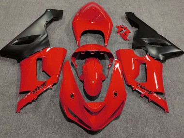 Rot Glänzend 2005-2006 ZX6R Motorrad Verkleidungen