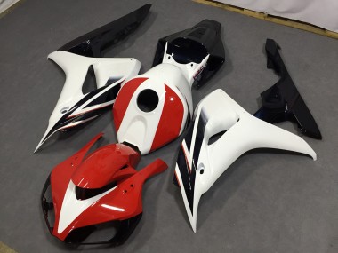 Rot Glänzend & Weiß 2006-2007 CBR1000RR Motorrad Verkleidungen