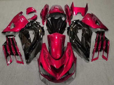 Rot Glänzend & Schwarz 2012-2021 ZX14R Motorrad Verkleidungen