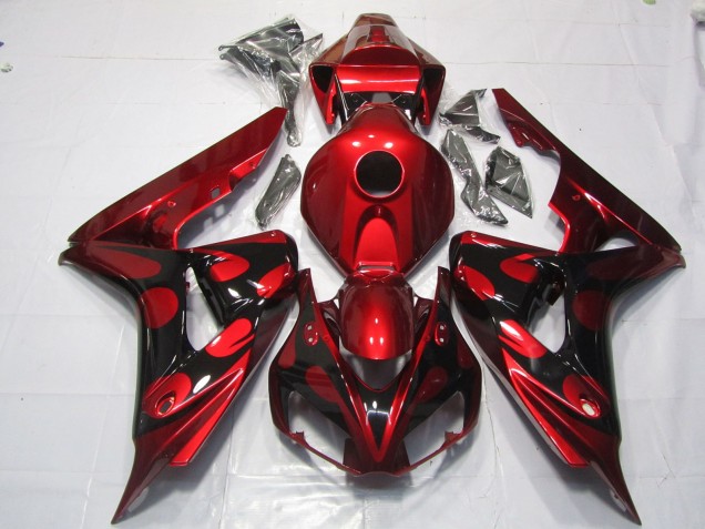 Rot & Schwarz Candy 2006-2007 CBR1000RR Motorrad Verkleidungen