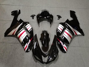 Rot-Silber & Schwarz 2007-2008 ZX6R Motorrad Verkleidungen