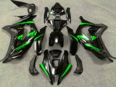 Satinschwarz & Grün 2016-2019 ZX10R Motorrad Verkleidungen