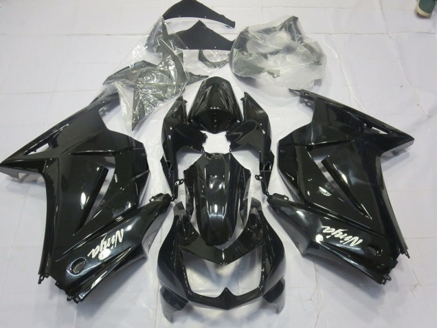 Schwarz Glanz (Custom) 2008-2012 Ninja 250 Motorrad Verkleidungen