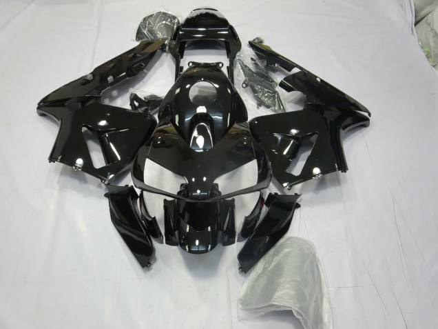 Schwarz Glänzend 2003-2004 CBR600RR Motorrad Verkleidungen