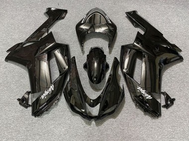 Schwarz Glänzend 2007-2008 ZX6R Motorrad Verkleidungen